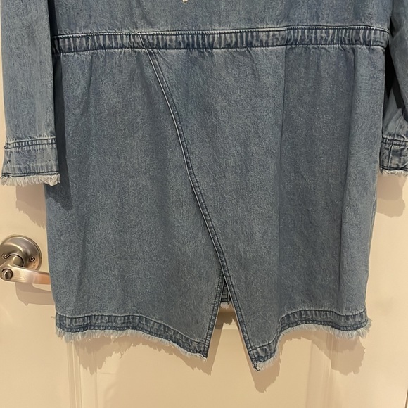 Vintage Denim Jacket with ‘Action’ Embroidery - Picture 4 of 6